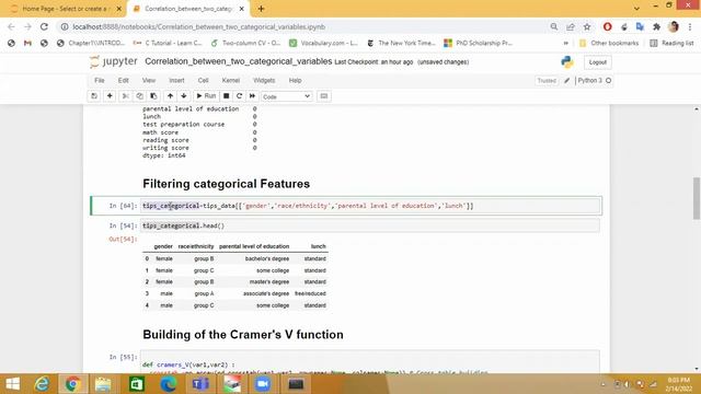 Correlation between Categorical Features смотреть онлайн