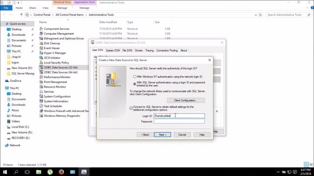How to create a dsn смотреть онлайн