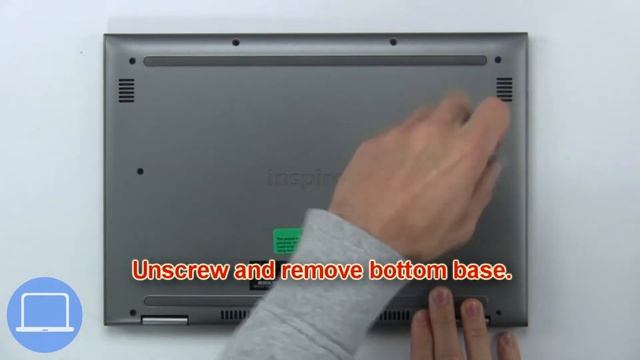 Dell Latitude 13-3390 2-in-1 (P69G001) Bottom Base How-To Video Tutorial смотреть онлайн