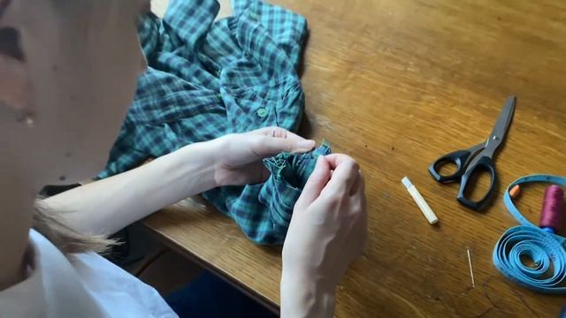 DIY: How to make a dress from a shirt смотреть онлайн