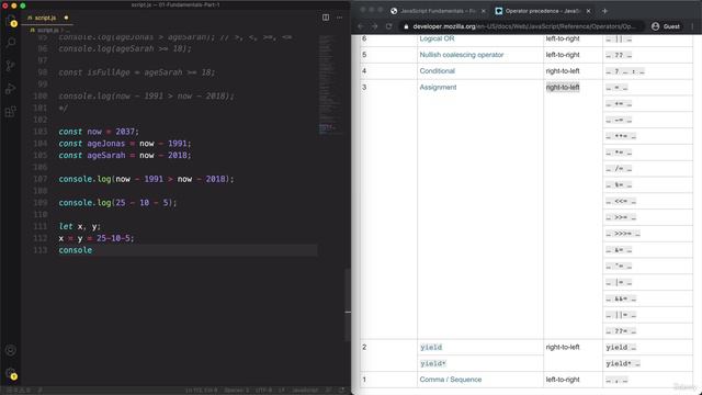 015 Operator Precedence смотреть онлайн