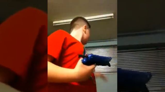 Soft gun shooting arena (my kitchen) смотреть онлайн