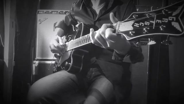 Delta Blues Style with Gretsch Black Phoenix and Fender Blues Jr смотреть онлайн