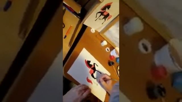 Урок Городецкая роспись лошадка смотреть онлайн
