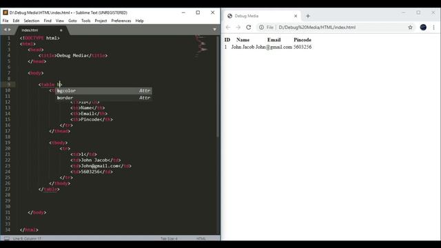 HTML Malayalam | 05 - Table | html | malayalam tutorials смотреть онлайн