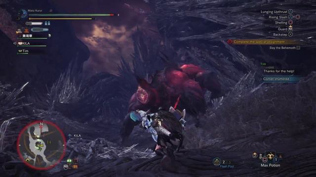 Monster Hunter World - Behemoth Team Work And Tank Gunlance смотреть онлайн