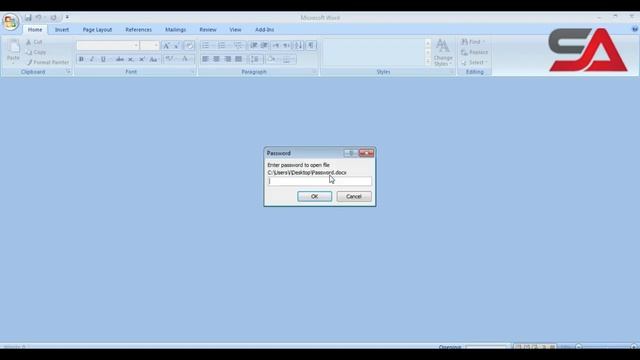 How to protect a word doc or an excel file by Password смотреть онлайн