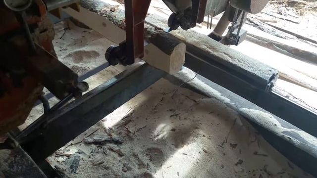 Пилим бруски на станке ЛП "СТАРТ" смотреть онлайн