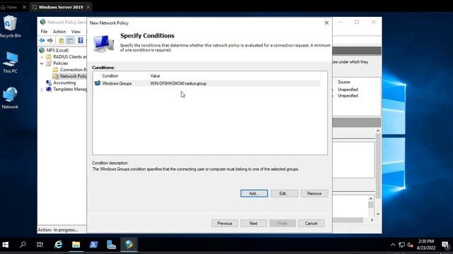 How to install and configure windows server 2019 NPS as RADIUS смотреть онлайн