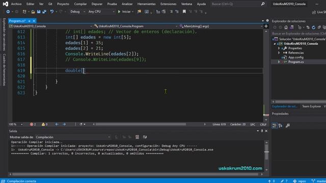 Vectores (Arreglos Unidimensionales) en C# | Estructuras de Datos en C Sharp ✅ | Curso C# 26 смотреть онлайн