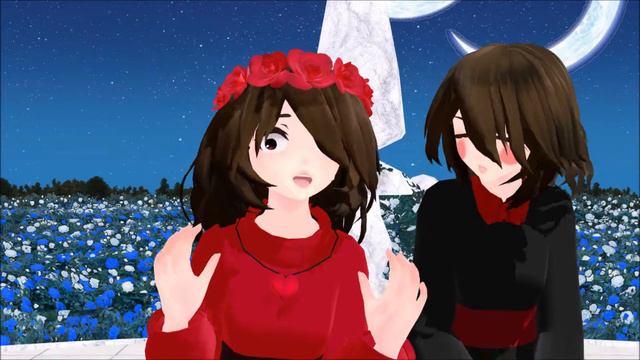 [mmd x undertale] rosetale chara and frisk wanna be смотреть онлайн