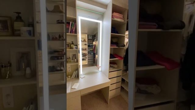 Мебель в гардеробной. #ремонт #ремонтквартир #дизайн #гардеробная смотреть онлайн