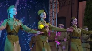 Военная пляска - " На привале". Лiтарынка-БГУ.