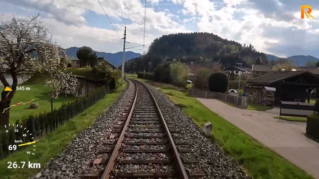 Cab ride St. Veit an der Glan - Villach Hbf (ÖBB S-Bahn Kärnten, Austria)- train driver's view in 4 смотреть онлайн