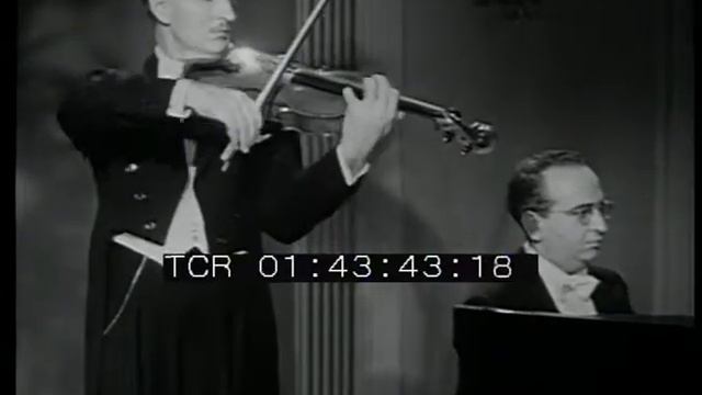 William Primrose Violinist David Stimer At The Piano