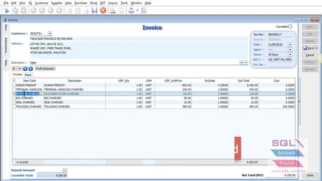 SQL Account - Forwarding & Shipping Company (DIY Script) | SQL Accounting Software Malaysia смотреть онлайн
