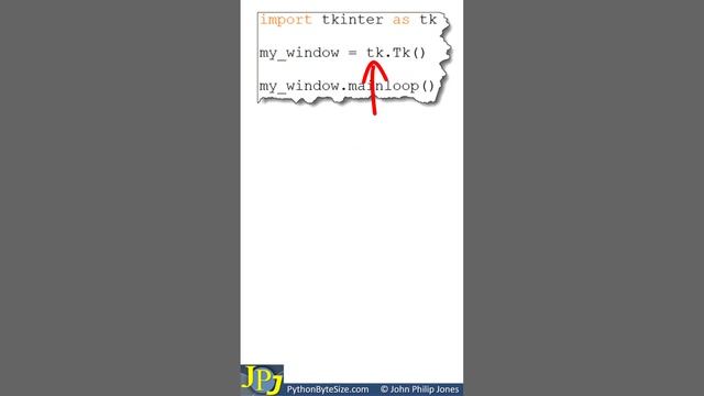 Create A Tkinter Window
