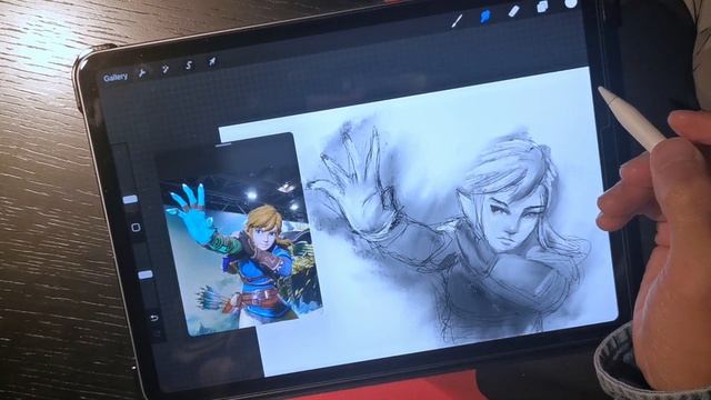 No.3 - LINK from ZELDA TOTK | SKETCH of the Day [ DIGITAL ART ] смотреть онлайн