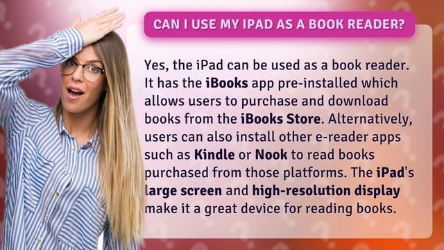Can I use my iPad as a book reader? смотреть онлайн
