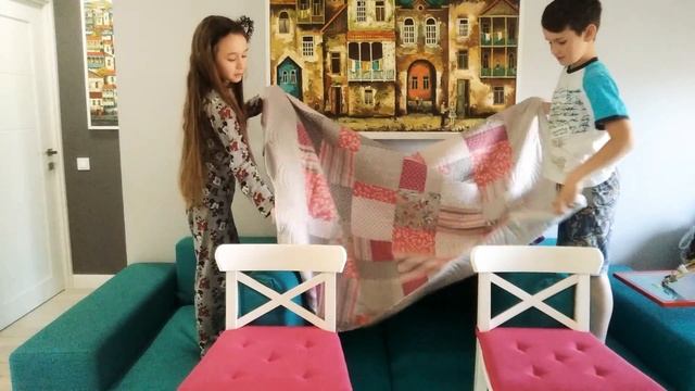 Как сделать домик из подушек и одеял часть 1 :DIV: Комедия для более взрослых людей
