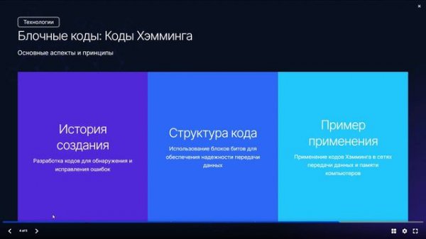 Блочные коды. Коды Хэмминга