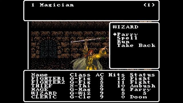 Wizardry V: Heart of the Maelstrom ... (SNES) Gameplay смотреть онлайн