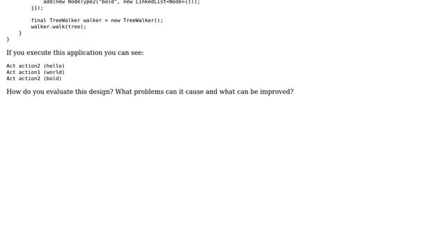 Code Review: Walk on tree with different actions on different nodes смотреть онлайн