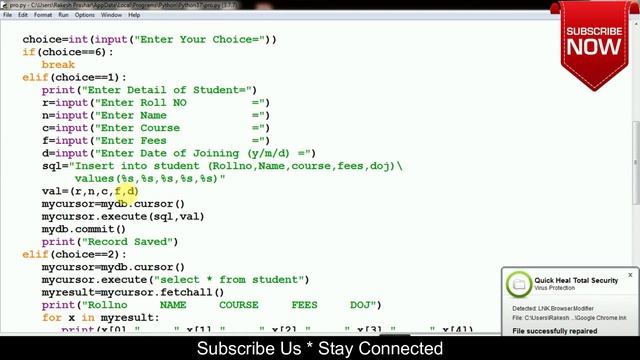 Python and MySQL Connectivity | Project Creation in Python | Special for School and college Student смотреть онлайн