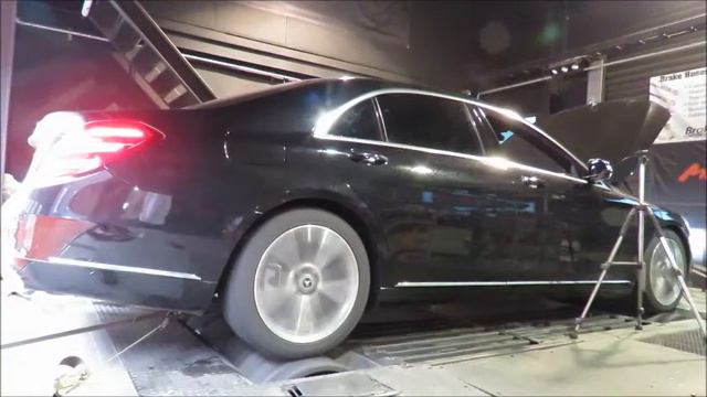 2018 Benz - W222 S400 d 4Matic L Mar's ECU Tune Dyno Test 381WHP смотреть онлайн