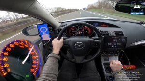 Mazda 3 MPS максимальная скорость автобан POV