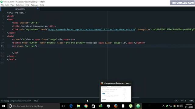 Badges Bootstrap смотреть онлайн