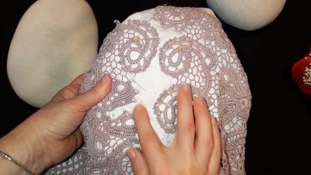 Урок 20. Вязание крючком. Как вшить рукав. Блузка. Пепельно-розовая мечта. Ирландское кружево. смотреть онлайн