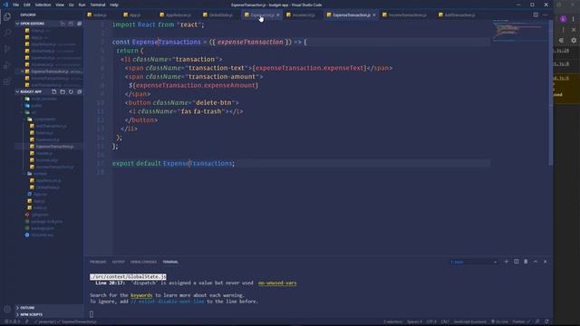 React Hooks and Context API - Build a Budget App with Browser Local Storage смотреть онлайн