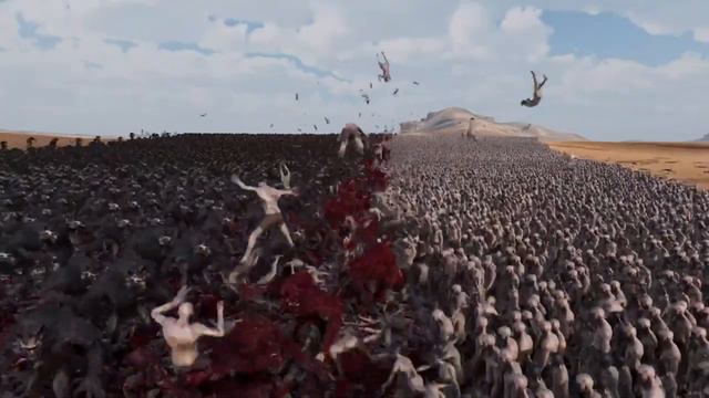 200 000 Зомби vs 20 000 оборотней Ultimate Epic Battle Simulator 2 720p #uebs2 смотреть онлайн