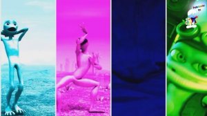 Dame tu Cosita VS Patila VS Крейзи Фрог VS Плохой Саната разноцветный танцевальный Челлендж