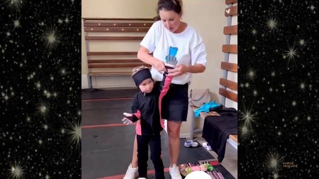 Ирина Слуцкая — звезда мировой фигурки поставила на коньки младшую дочку Киру смотреть онлайн