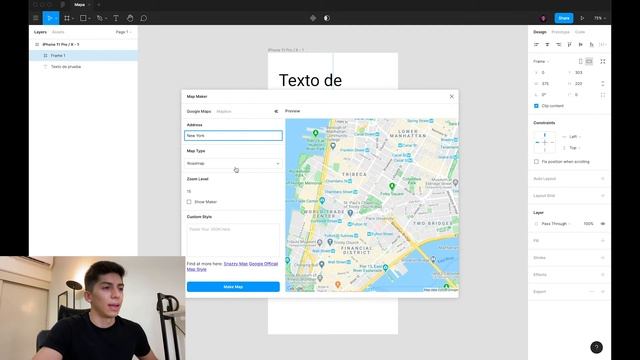 Mapa interactivo con Figma смотреть онлайн