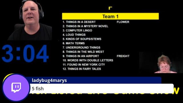 Quick Listed #5 episode - Live Game Show replay (like the game Scattergories) смотреть онлайн