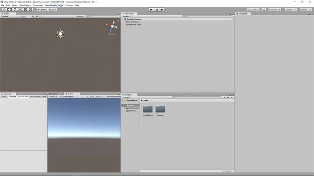 Unity HoloLens Tutorial 2019 - Setting up Unity (MR Development) смотреть онлайн