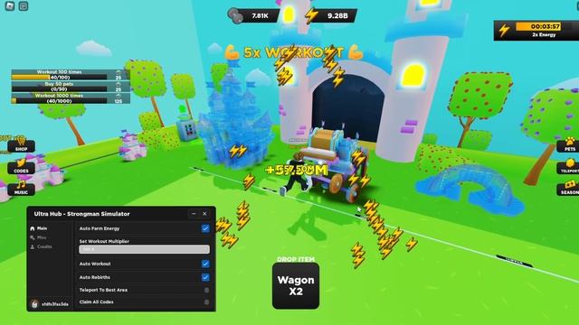 [OP] Strongman Simulator Script / Hack Roblox | Best Script | PASTEBIN 2022