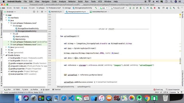 COMO FAZER UPLOAD FIREBASE STORAGE - PUTBYTES - KOTLIN - Parte 1 смотреть онлайн