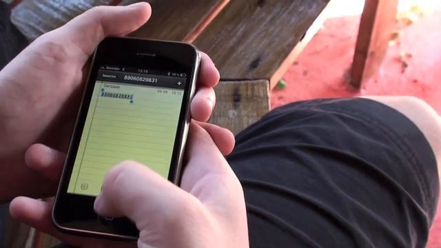 Копипаст в iPhone OS 3.1 (iPhones.ru) смотреть онлайн