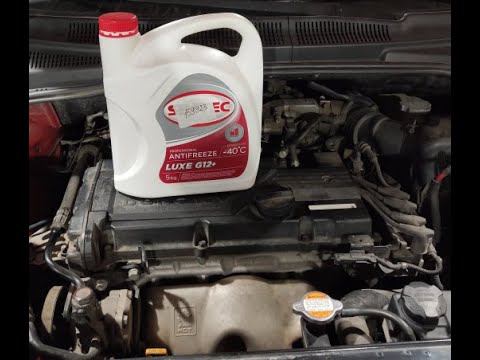 Замена охлаждающей жидкости, на автомобиле Hyundai Getz, или Продолжение большого ТО