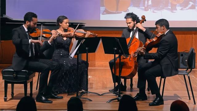 The Ivalas Quartet Performs Piazzolla's Four for Tango, for string quartet смотреть онлайн