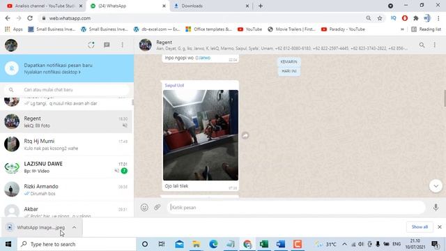 Cara Copy Gambar Atau Foto Dari WhatsApp Ke Microsoft Word смотреть онлайн