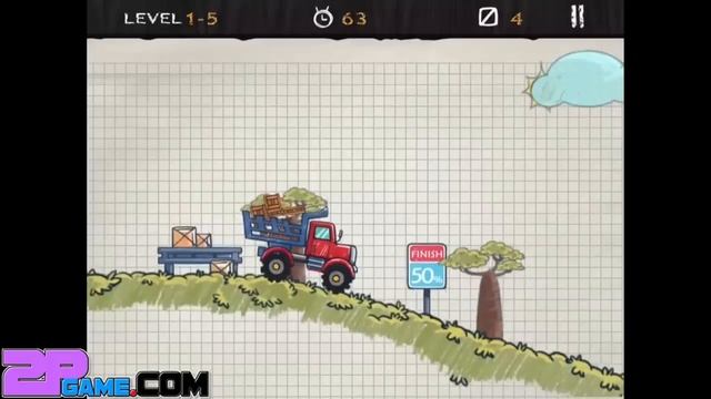 Doodle Truck2 level 5 Walkthrough смотреть онлайн