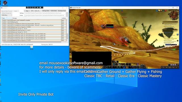 WOW Bot - Classic TBC + Retail - Grind - Gather - Flying - Fishing - PRIVATE BOT смотреть онлайн