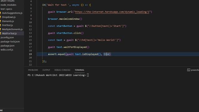 WaitForDisplayed In WebdriverIO - How To Wait For Element In WebdriverIO смотреть онлайн