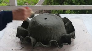 Кашпо своими руками. Кашпо из цемента. Мастер-класс.