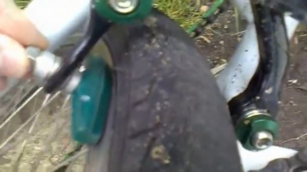 how to fit a rear bmx diatech u brake